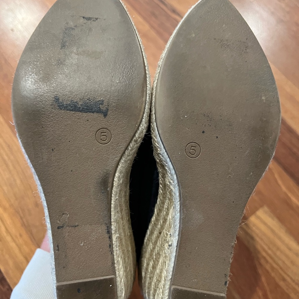 Marks & Spencer Blue Espradille Wedges - image 7